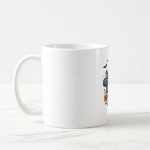 Patchwork Halloween Ghost black Cat Essential T-Sh Coffee Mug