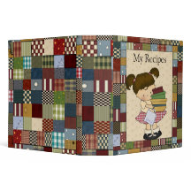 Patchwork II Recipe Binder / 2 Inch
