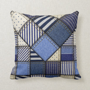 Patchwork IMAGE Throw Pillow