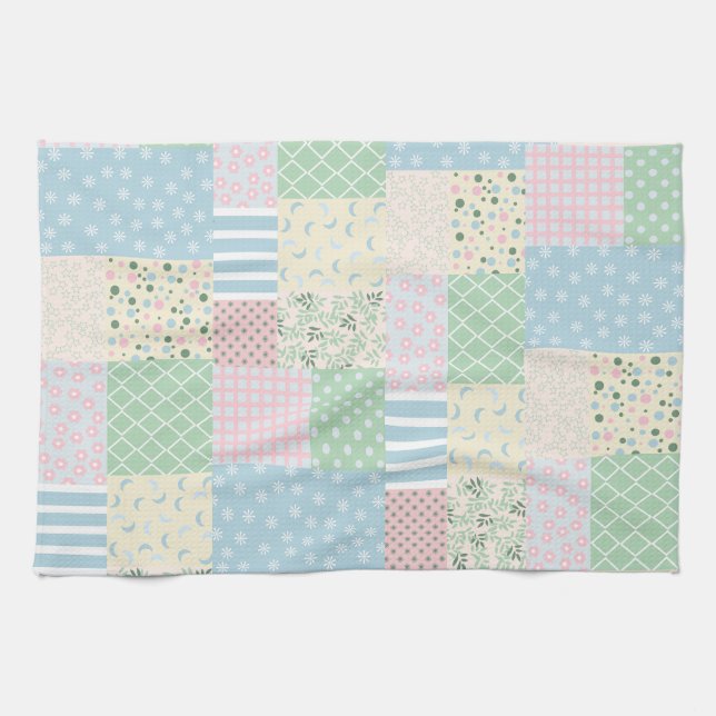 Patchwork  kitchen towel (Horizontal)