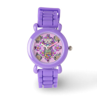 Patchwork Kitty Watch