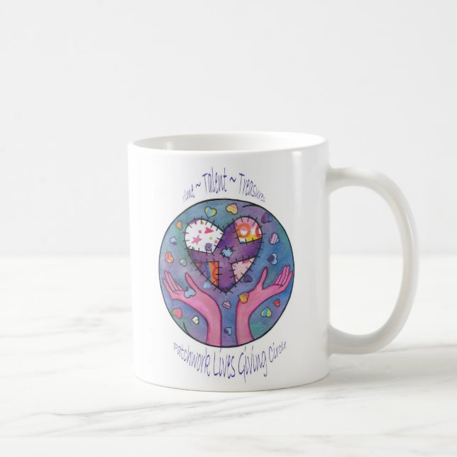 Patchwork Lives Giving Circle Coffee Mug (Right)