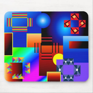 Patchwork Mouse Pad
