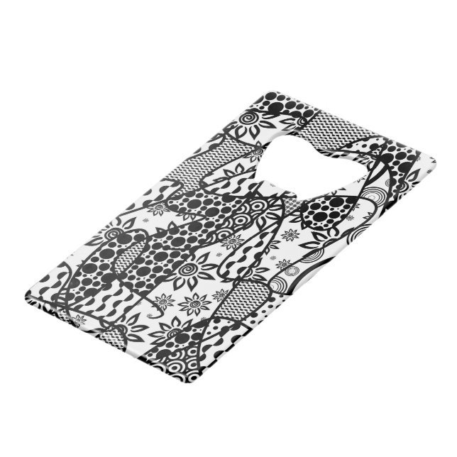 Patchwork noir et blanc 03 de motif (Devant Angle)