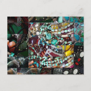 Patchwork of Beads Gift Range Postcard