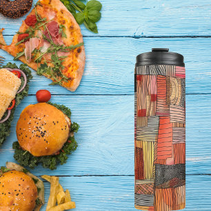 Patchwork of Lines and Colours 20 oz Tumbler