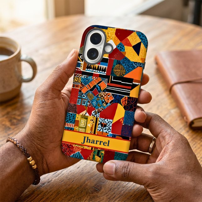 Patchwork Older African American Men Birthday Gift Case-Mate iPhone Case (Patchwork Older African American Men Birthday Gift Case-Mate iPhone Case)
