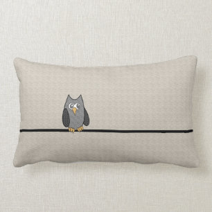 Patchwork Owl Pillow