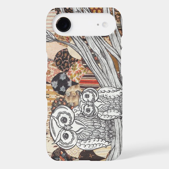 Patchwork Owls 2 Case-Mate iPhone 3 Case (Back)