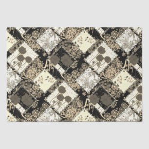 Patchwork patchwork quilting handmade folk ethno b tissue paper
