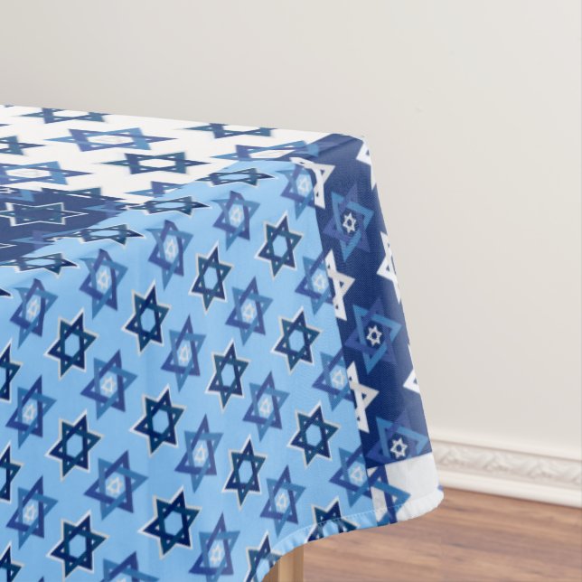 Patchwork,pattern,mosaic,stars,the Star of David  Tablecloth (In Situ)