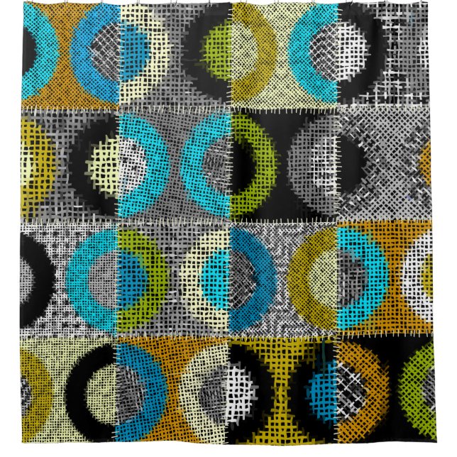 Patchwork pattern, rough canvas imitation. (Front)