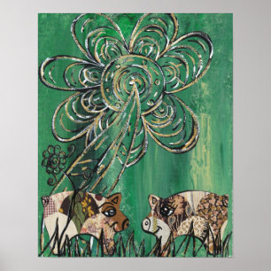 Patchwork Pigs poster