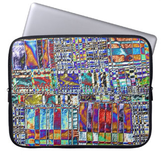 Patchwork Plaid Laptop Sleeve