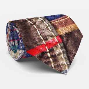 Patchwork Plaid / Tartan Tie