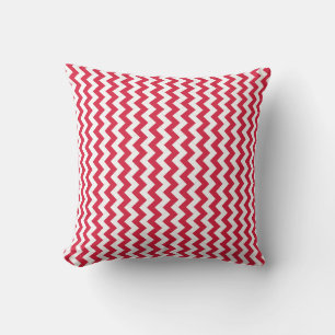 Patchwork Poland Flag Pattern Throw Pillow