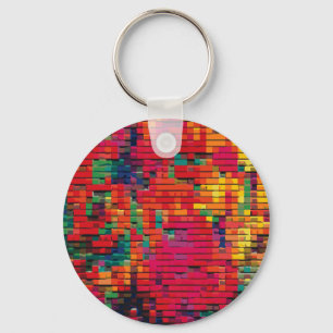 Patchwork Quilt #1 Keychain