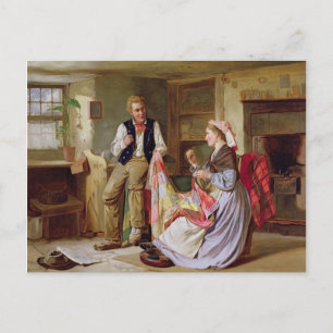 Patchwork Quilt by William Henry Midwood Postcard