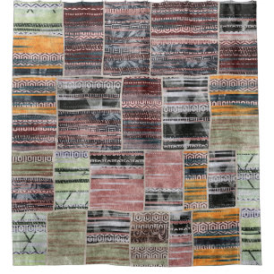 Patchwork Quilt Collage Seamless Print.