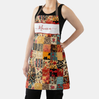 Patchwork Quilt Effect Apron