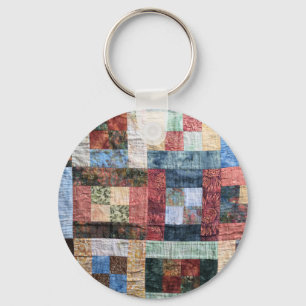 Patchwork Quilt Keychain