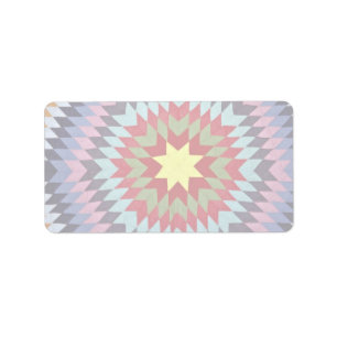 Patchwork quilt label