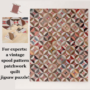 Patchwork Quilt Motif Challenger Jigsaw Puzzle