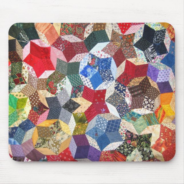Patchwork Quilt Mouse Pad (Front)