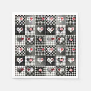 Patchwork Quilt Multicolored Gingham Napkin