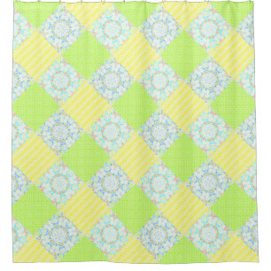 Patchwork quilt ornamental retro vintage floral ye