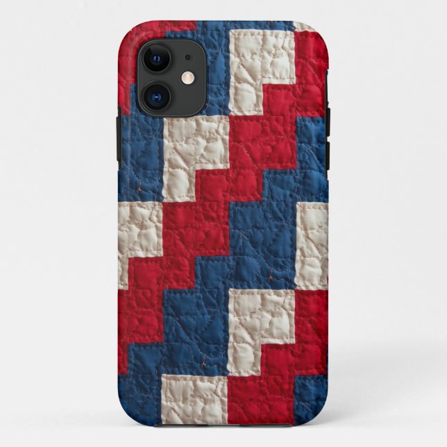 Patchwork Quilt Pattern Mobile Case (Back)