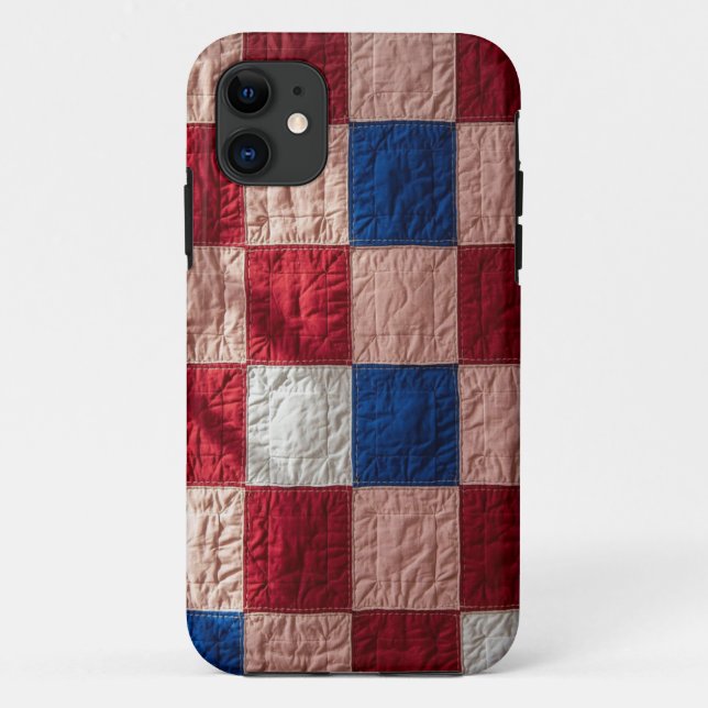 Patchwork Quilt Pattern Mobile Case (Back)