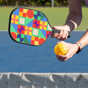 Patchwork Quilt Pickleball Paddle
