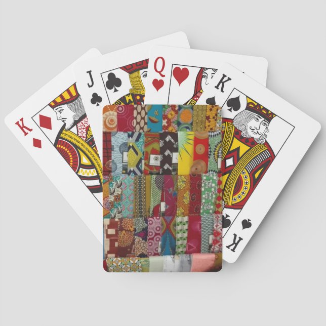 Patchwork Quilt Playing Cards (Back)