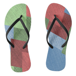 Patchwork Quilt Summer Sandal Flip Flops 