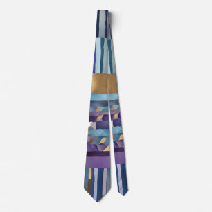 patchwork quilt tie
