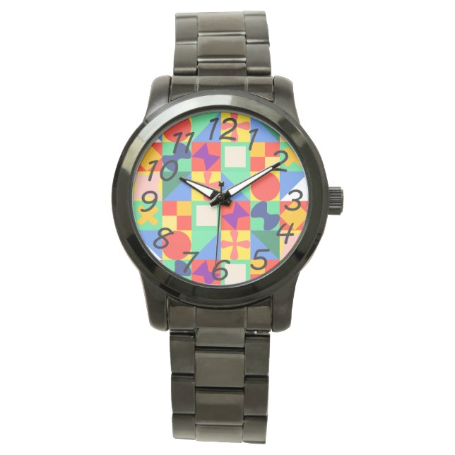 Patchwork Quilt  Watch (Front)