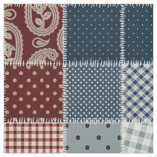 Patchwork Quilting panels. Vintage pattern seam Fabric