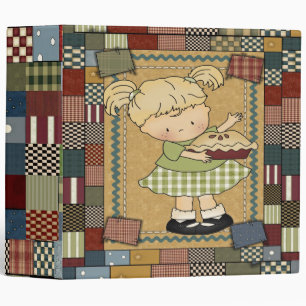 Patchwork Recipe Binder / 2 Inch