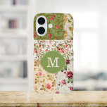 Patchwork Rose Custom Monogram<br><div class="desc">Cozy antique rose patterns woven into a patchwork design,  completed with a vintage monogram initial--the perfect cottagecore device accessory for back to school,  a home office refresh,  or a personalized gift for her.</div>
