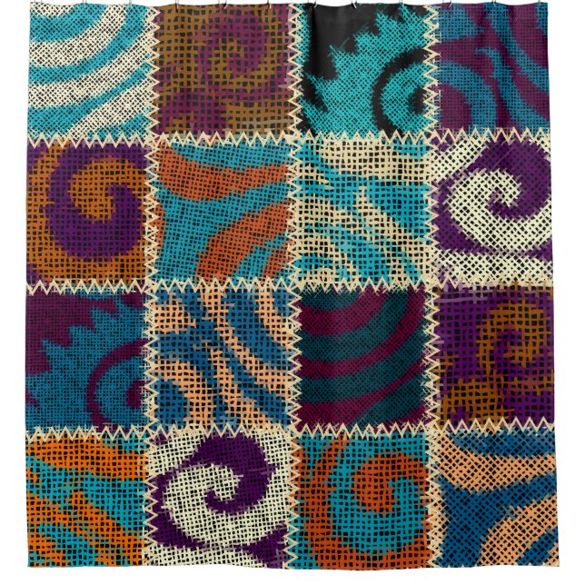 Patchwork Rough Canvas Vintage Imitation (Front)