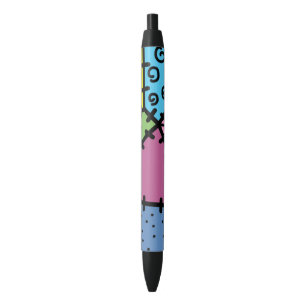 Patchwork Sally Halloween Black Ink Pen