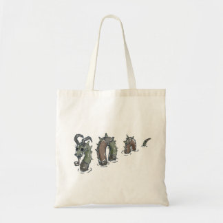 Patchwork sea serpent,canvas tote bag