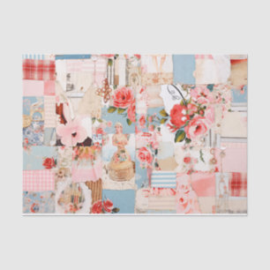 Patchwork Shabby Chic Tissue Paper