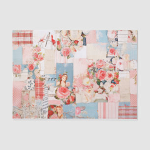 Patchwork Shabby Chic Tissue Paper