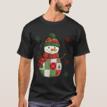 Patchwork Snowman Retro Funny Christmas Snowman Ho T-Shirt<br><div class="desc">Patchwork Snowman Retro Funny Christmas Snowman Holiday Xmas</div>