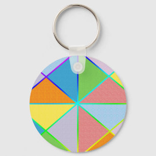 Patchwork Sprinkles Keychain
