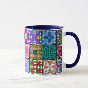 Patchwork Squares Mug