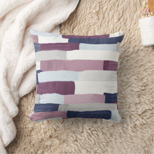 Patchwork Stripe Throw Pillow