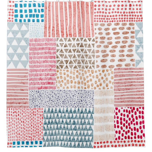 Patchwork Style Cute Doodle Pattern (Front)